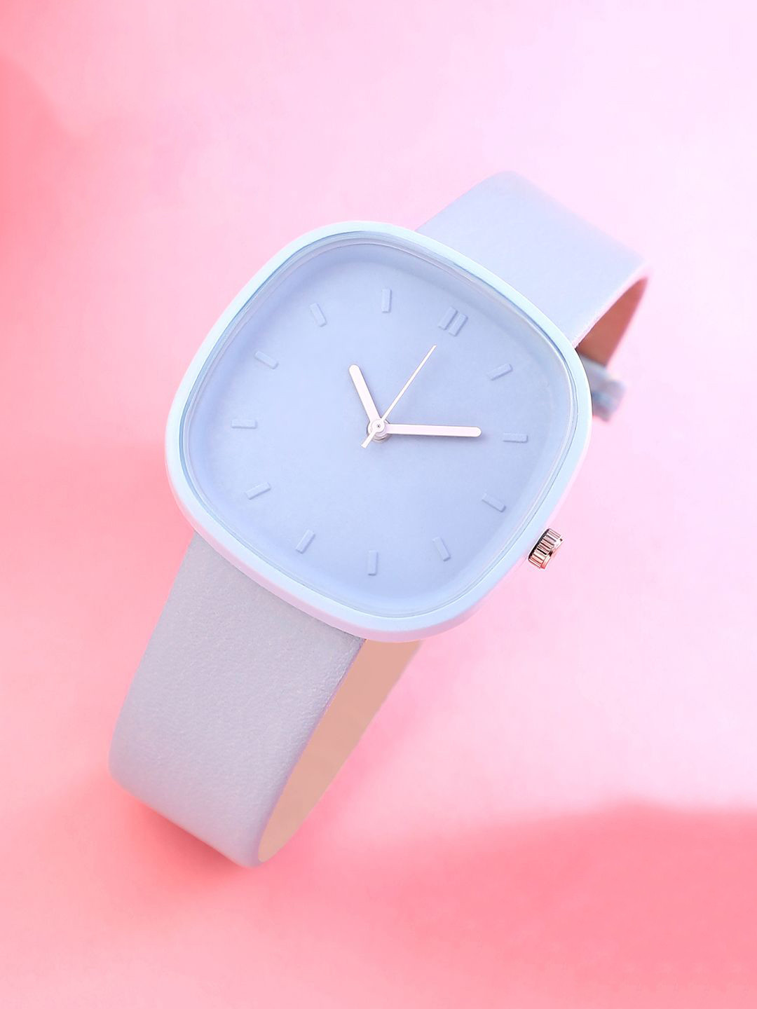 HAUTE SAUCE  Women's The Off-Duty Cushion Watch - Powder Blue AW25_HSWC1280