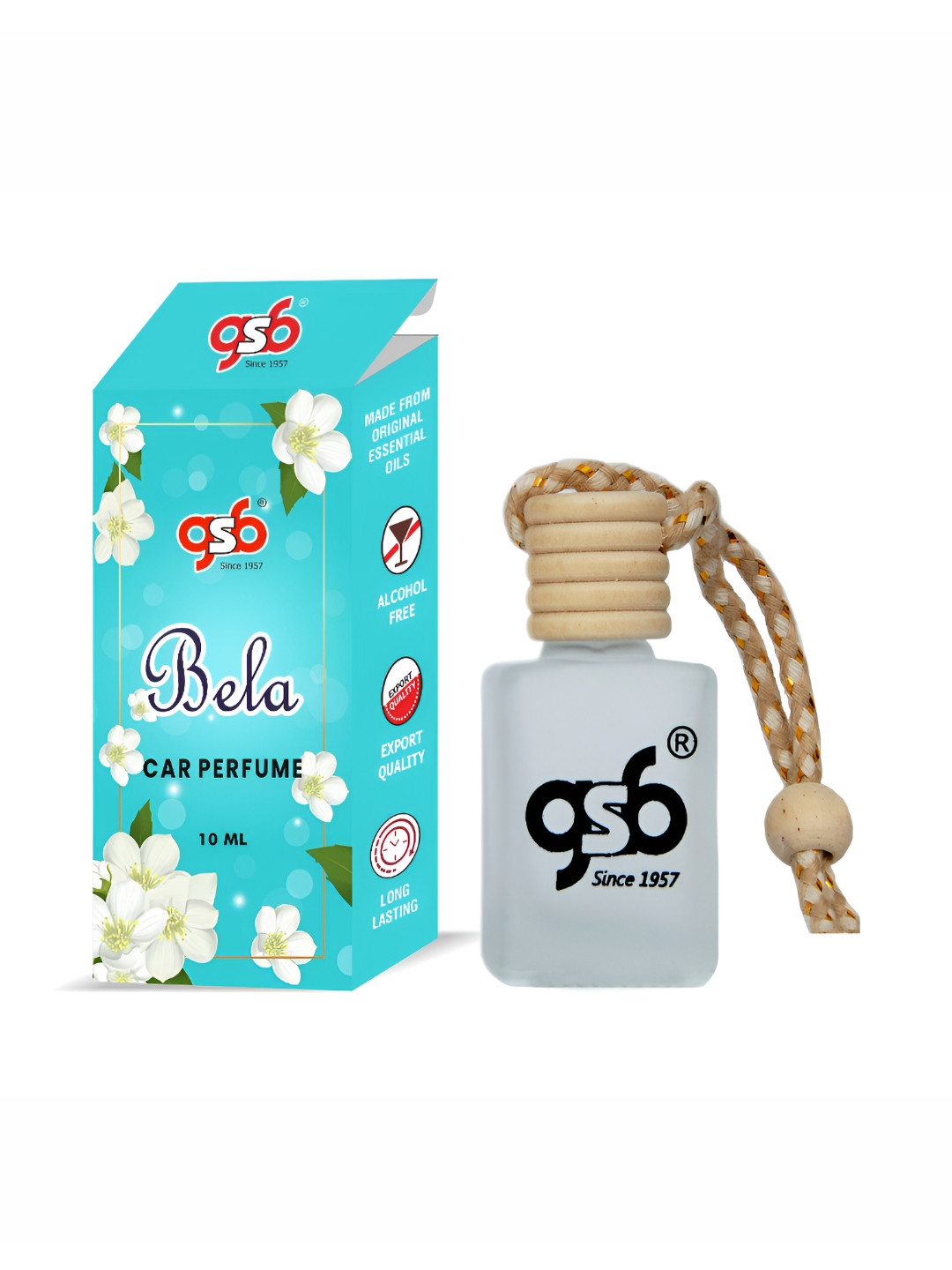 GSB Bela Hanging Car Air Freshener - 10 ml