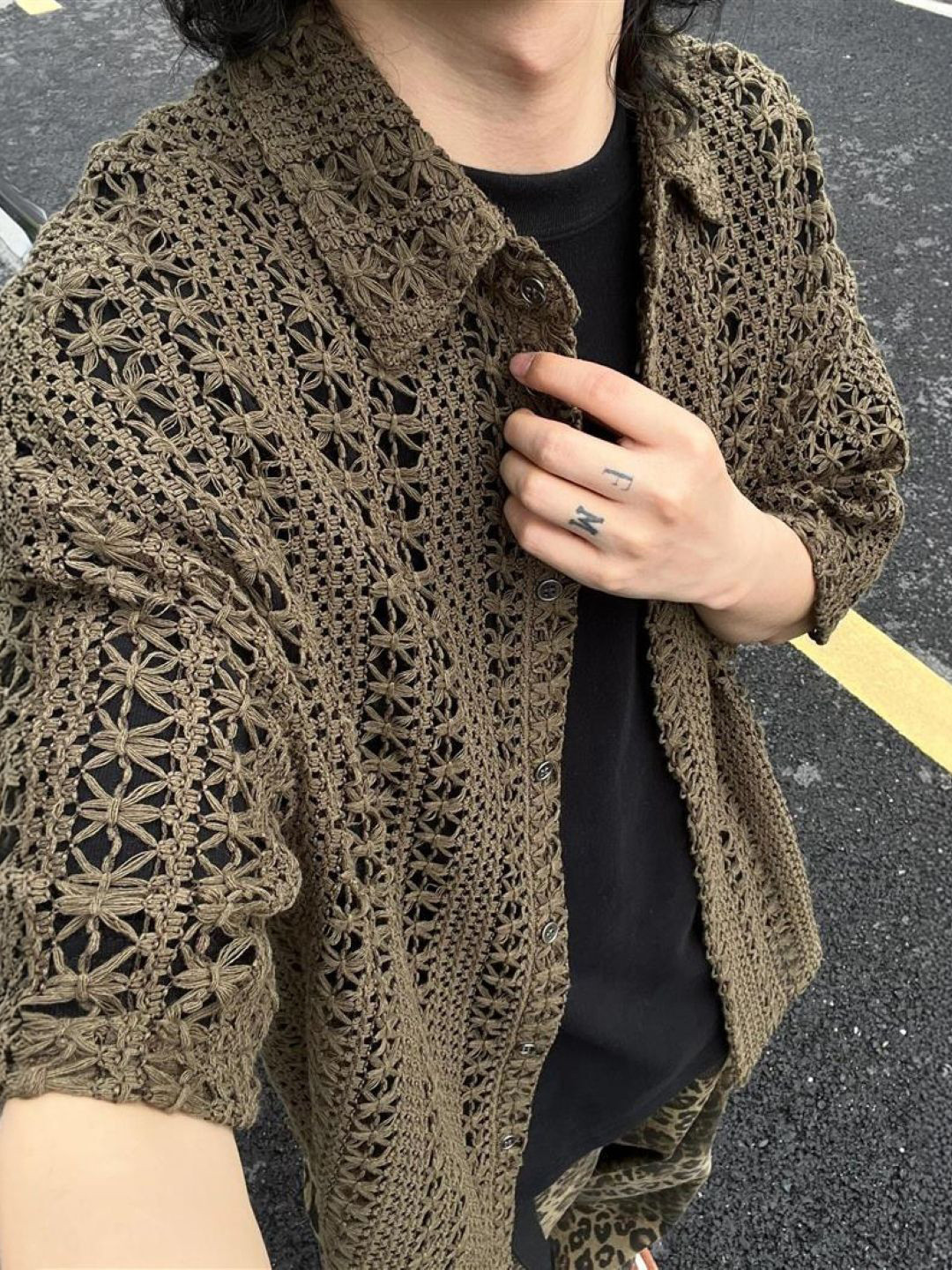 StyleCast Men Original Sheer Casual Shirt