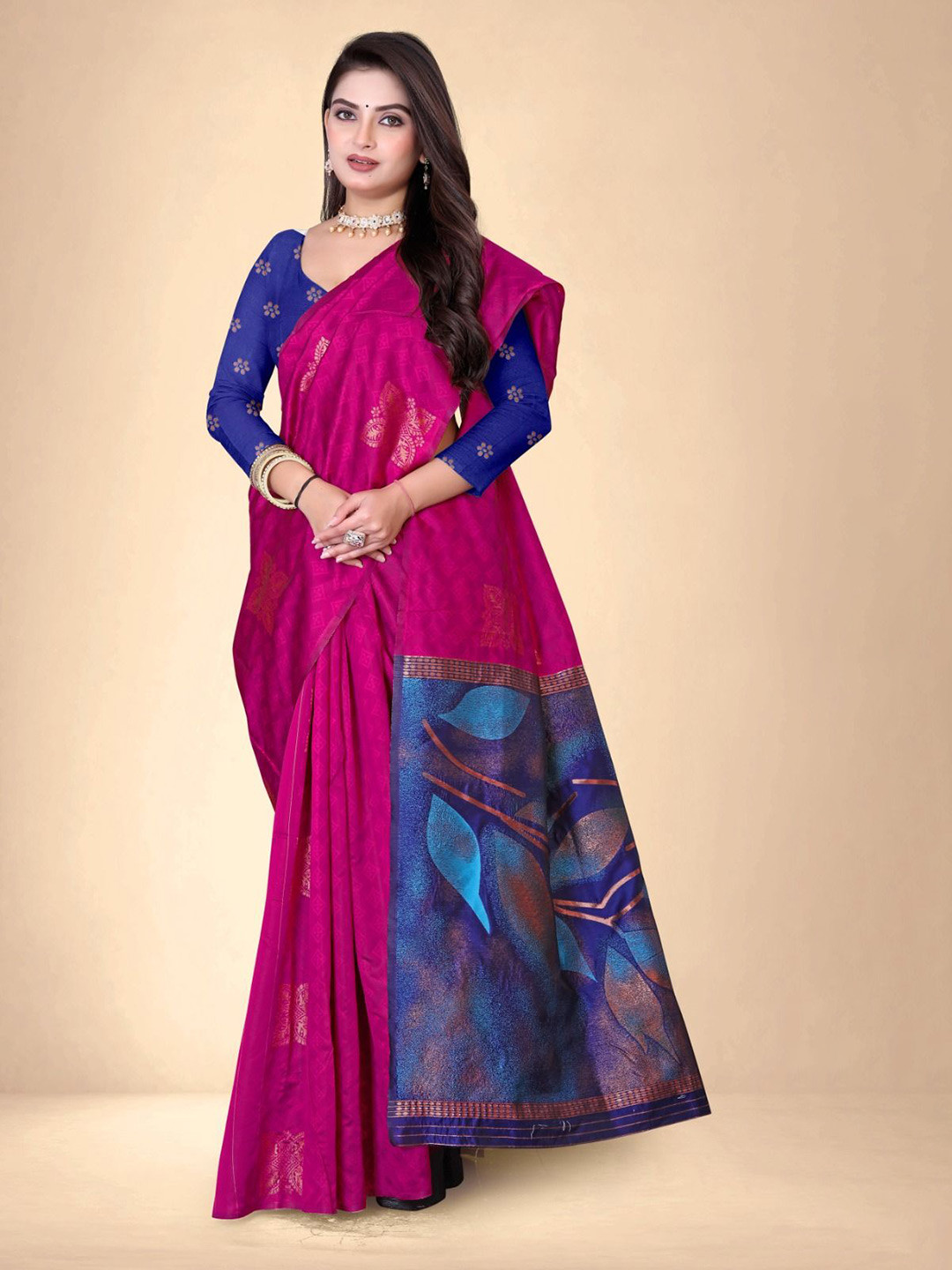 Abhilasha Ethnic Motifs Kanjeevaram Saree