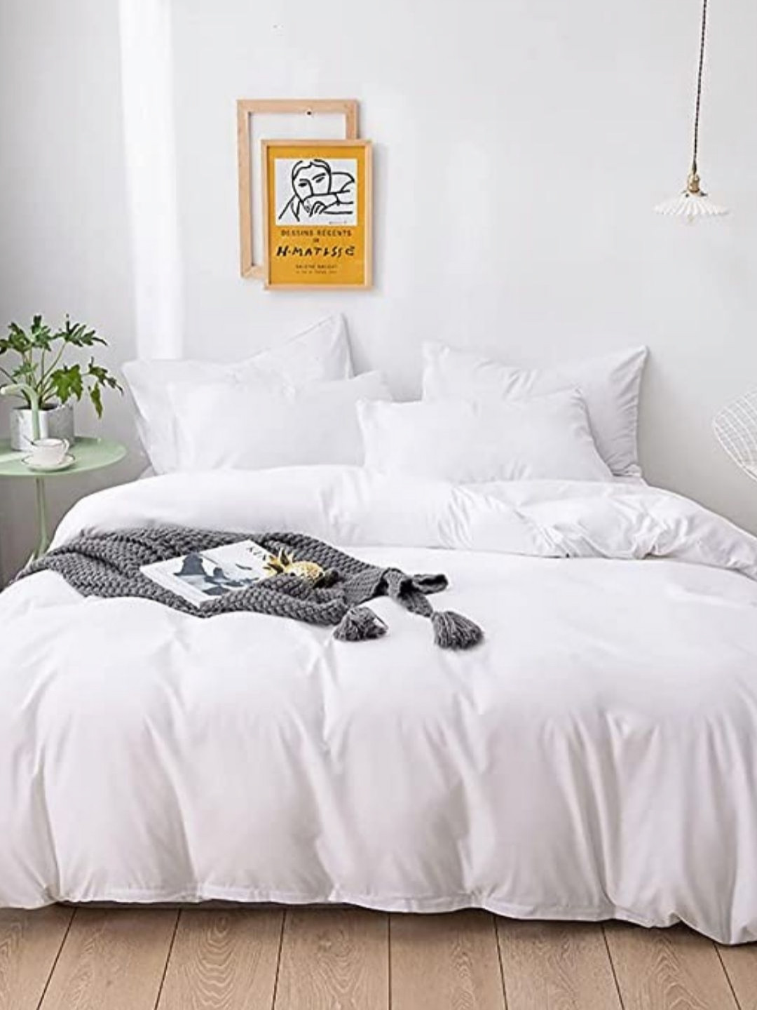 Sleeping Owls- because your sleep matters White Pure Cotton 150GSM Double Bed Comforter