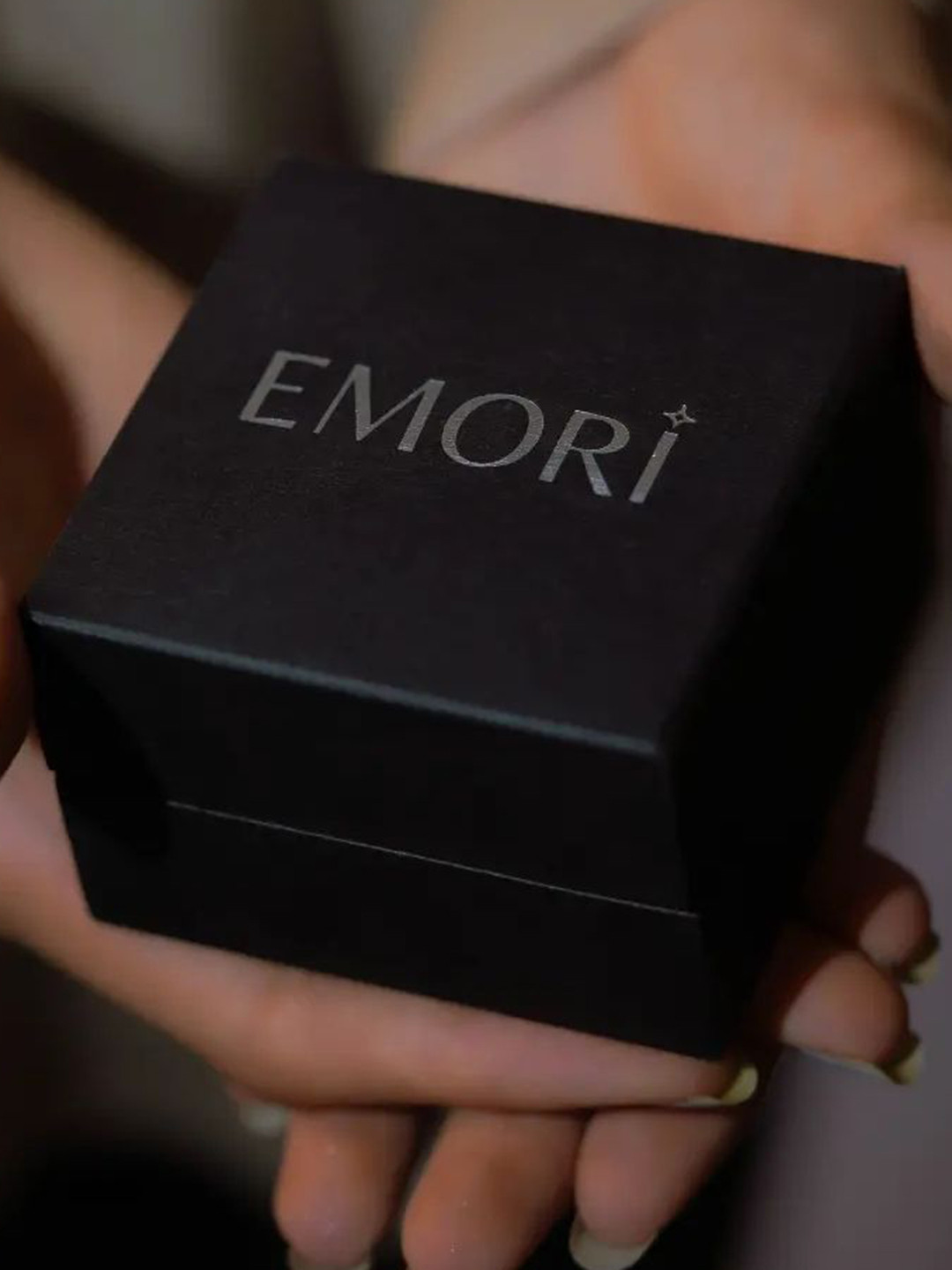 Emori Triple Solitaire Lab Diamond in 14KT Gold Ring