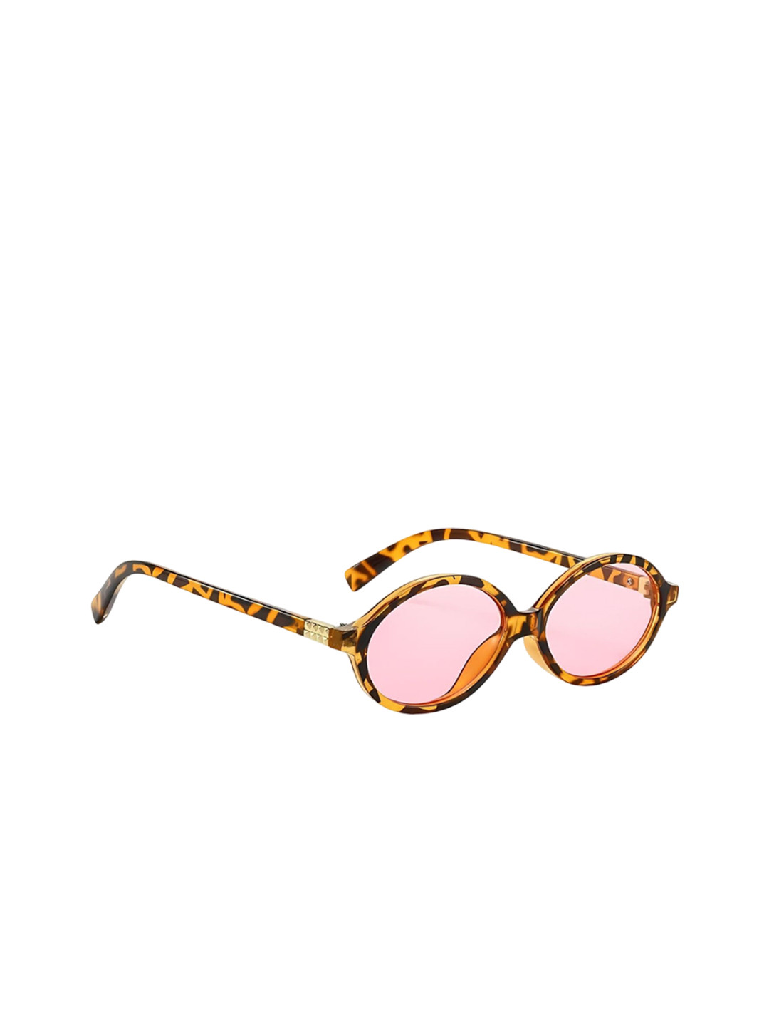 4Flaunt Unisex essntl Retro 90s Oval Sunglasses 4F-ESSNTL05-LPRDPINK