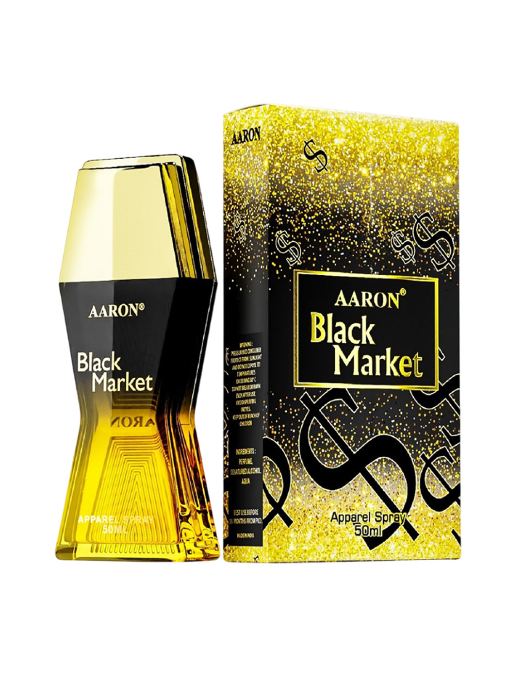 AARON Black Market Long Lasting Apparel Spray Perfume - 50 ml