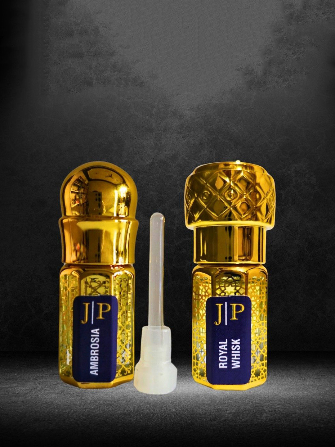 Jeval Set Of 2 Royal Whisk & Ambrosia Alcohol Free Attar - 3 ml Each