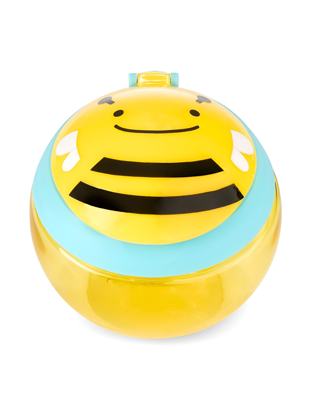 SKIP HOP Zoo Snack Cup Bee 12M to 48M Dishwasher Safe Lunch Box With Spoon and Fork