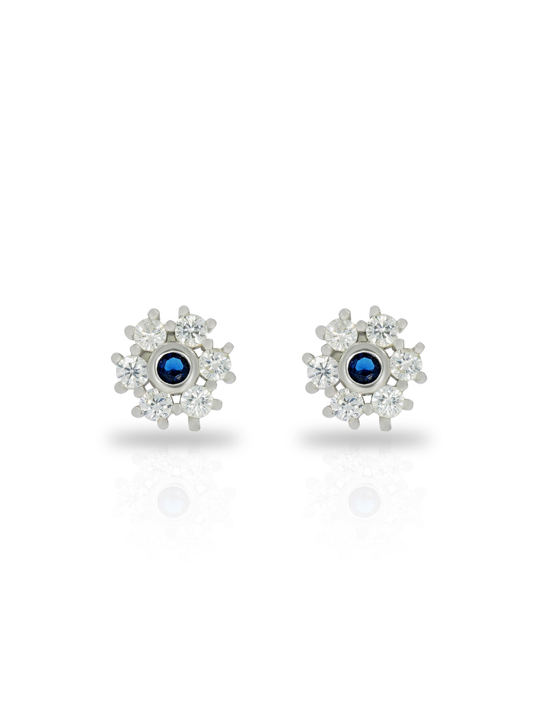BHIMA 925 Sterling Silver Sublime Stone Stud Earrings