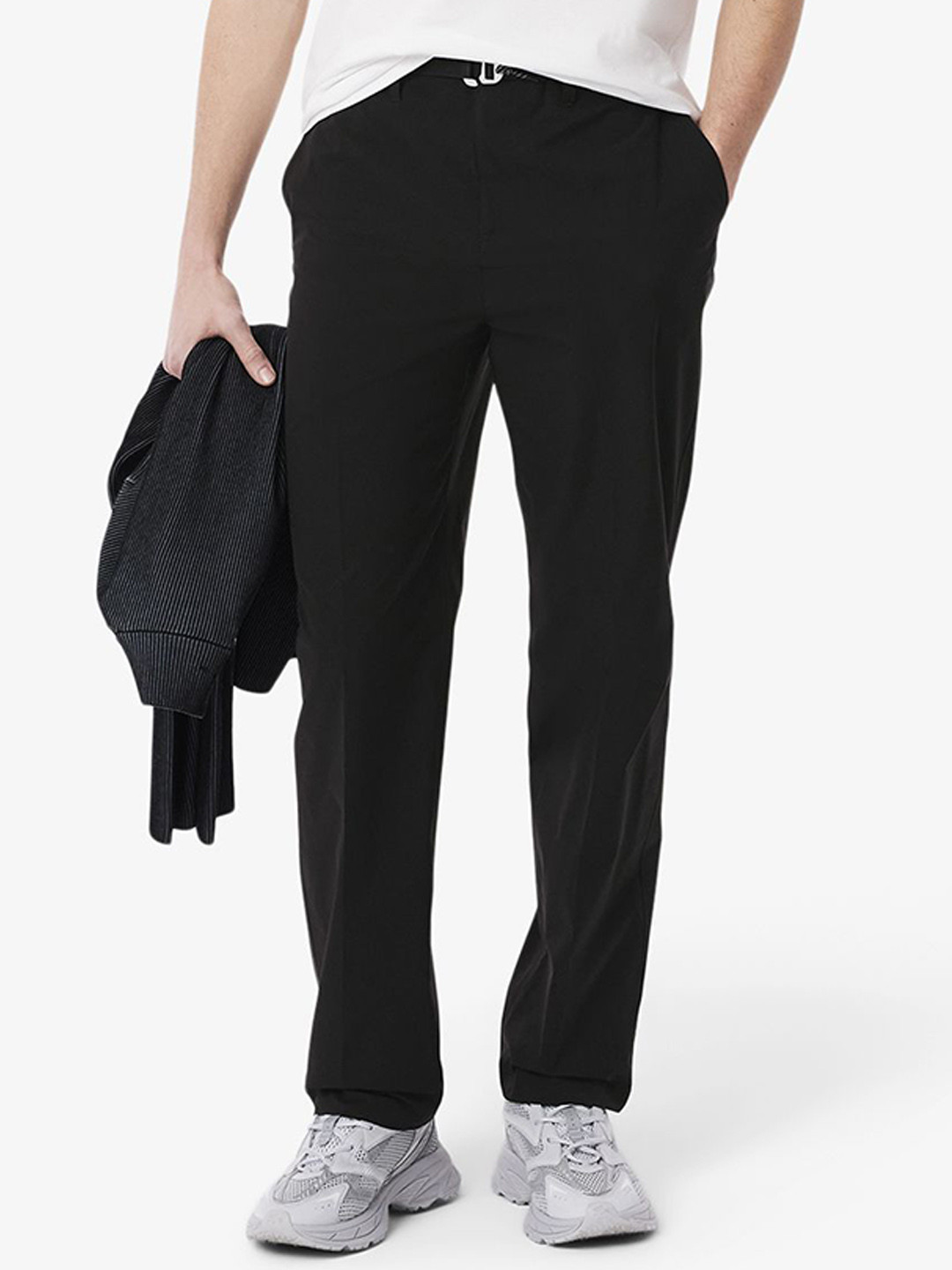 Lacoste Men Mid-Rise Straight Fit Chinos Trousers