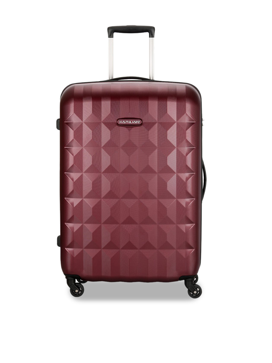 KAMILIANT Textured Hard-Sided Medium Trolley Bag