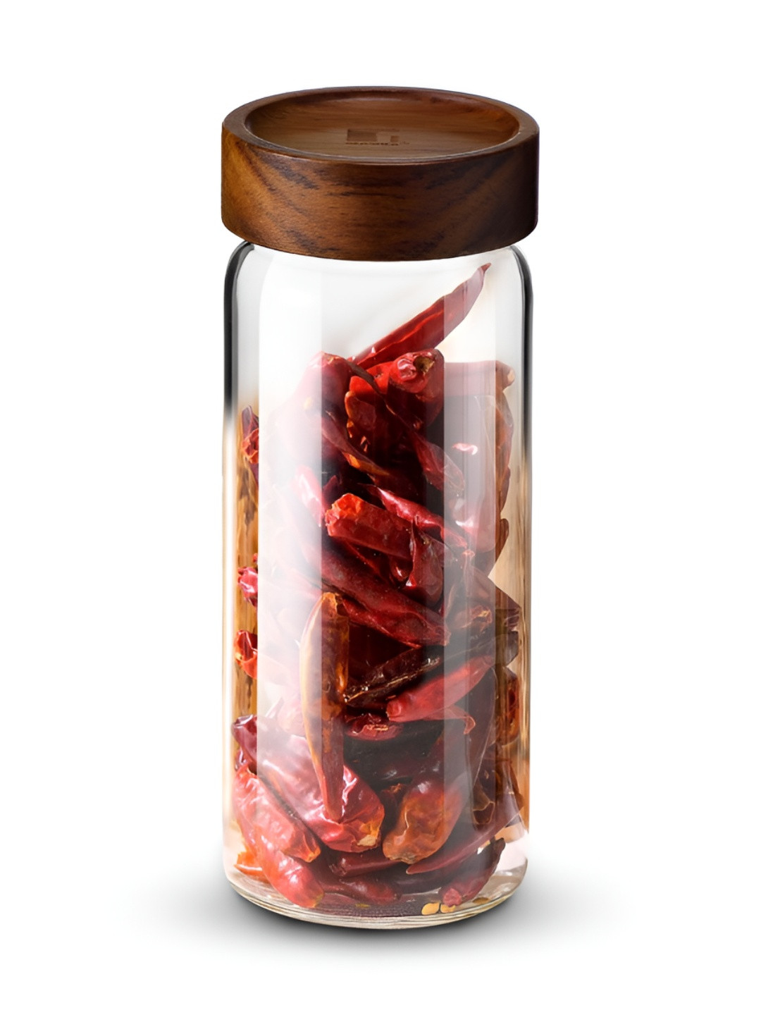 Bergner Acadia Transparent Borosilicate Glass Microwave Safe Clip-On Fridge Container-780ml