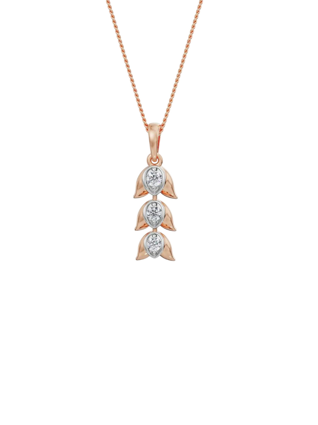 Emori Aurora Lab Diamond Pendant in 18KT Gold