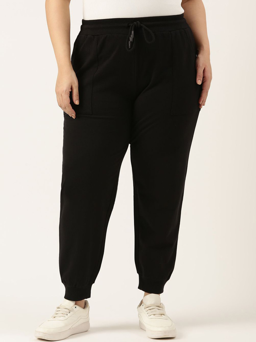 Plus Size Women Regular Fit Joggers