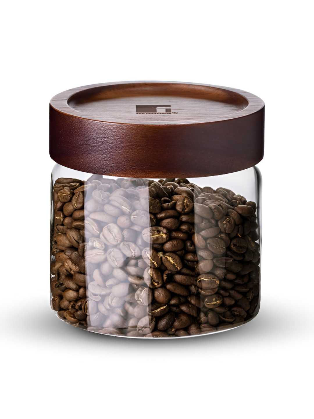 BERGNER Acadia Transparent Borosilicate Glass Microwave Safe Fridge Container-580ml