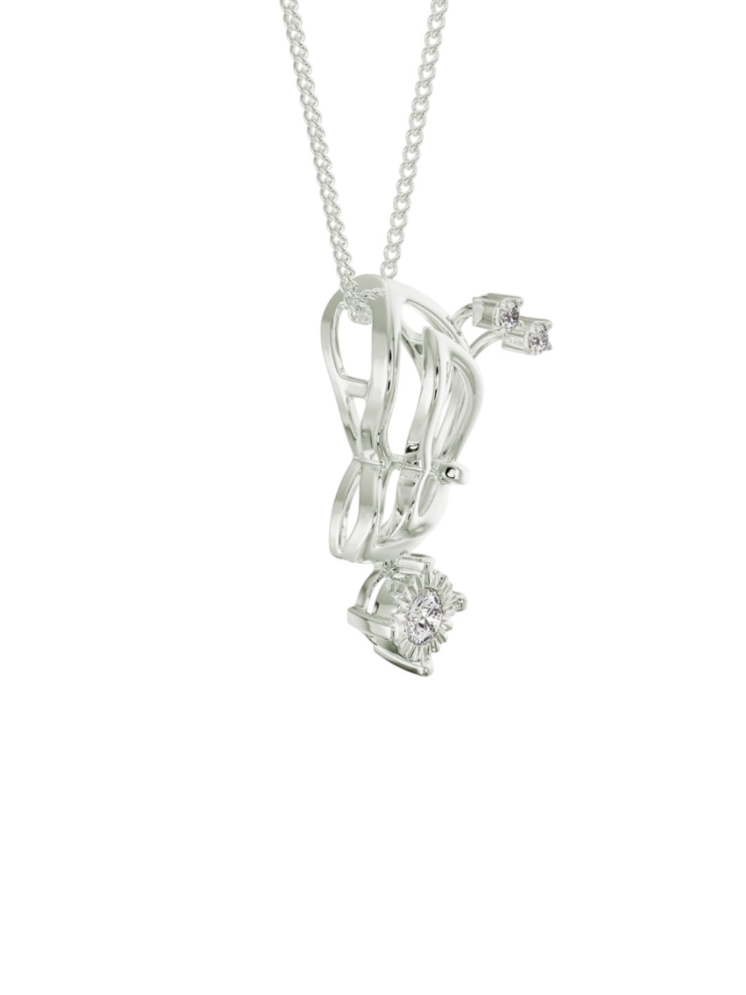 Emori Artistic Lab Diamond in 14KT Gold Pendant