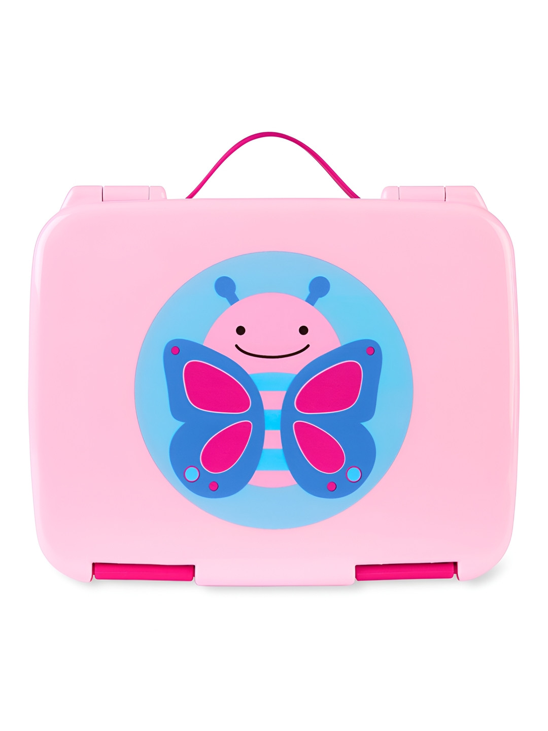 SKIP HOP ZOO BENTO BUTTERFLY 3Y to 6Y Microwave Safe 3PCs Lunch Box With Spoon and Fork