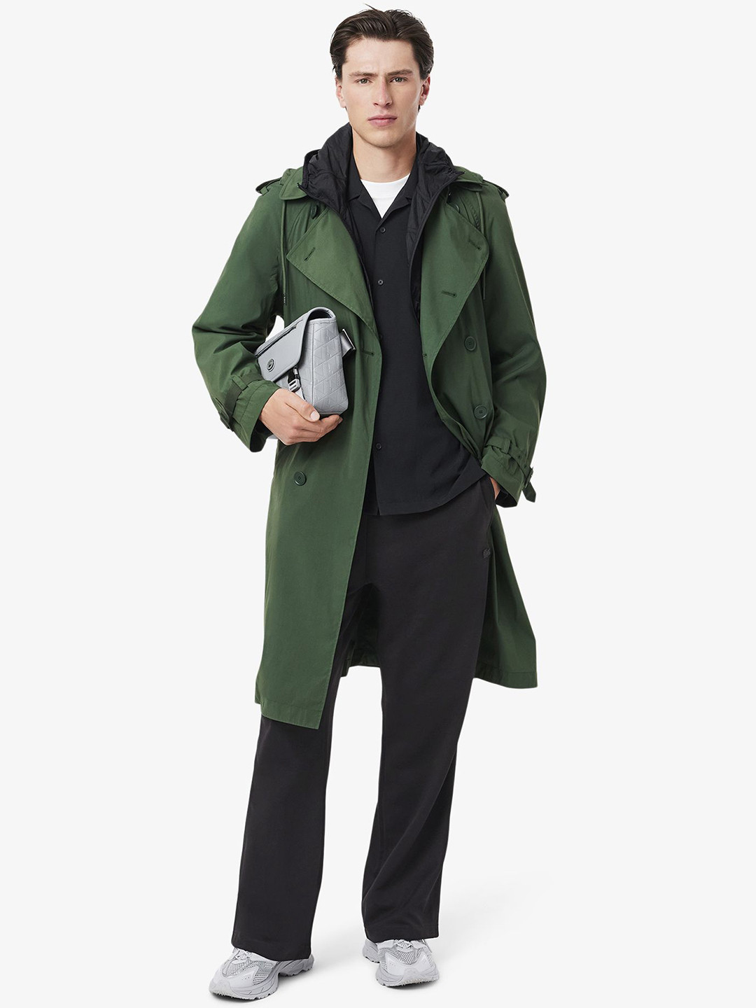 Lacoste Men Loose-Fit Regular Fit Mid Rise Track Pants