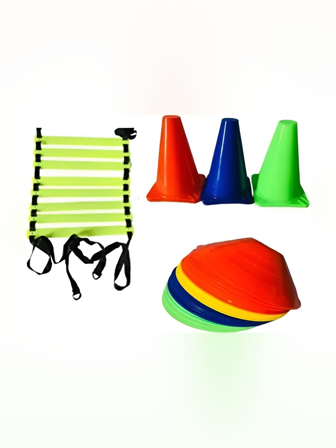 YMD Set Of 16 Cones & Space Markers With Ladder