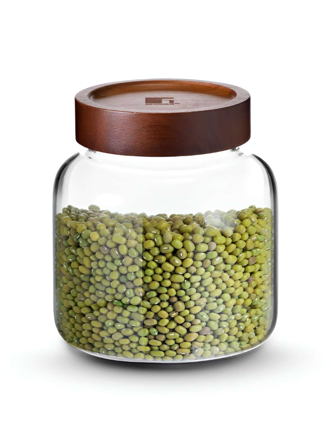 Bergner Acadia Transparent Borosilicate Glass Air Tight Clip-On Fridge Container-1.3L