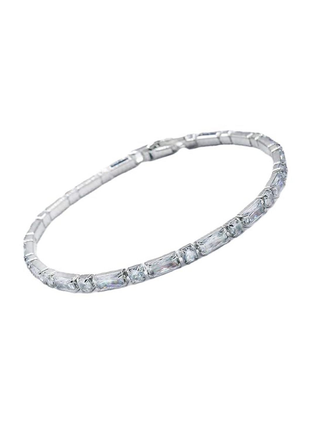 ISHI New York Rhodium-Plated Radiance Line Bracelet