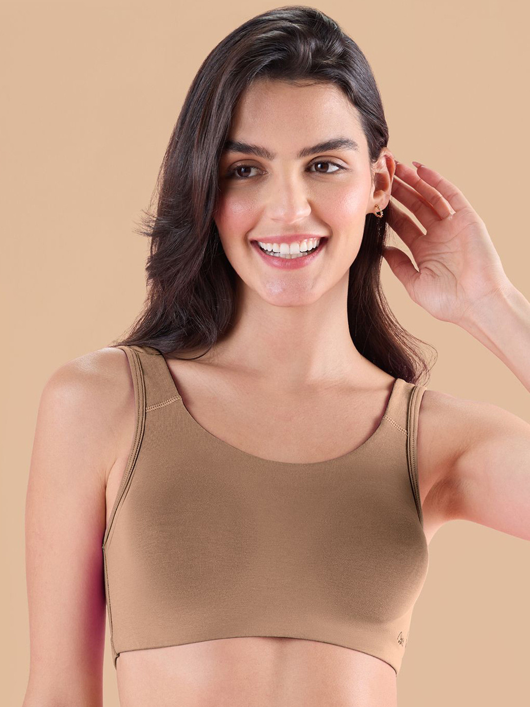 Nykd Women Cotton Slip-On Bra