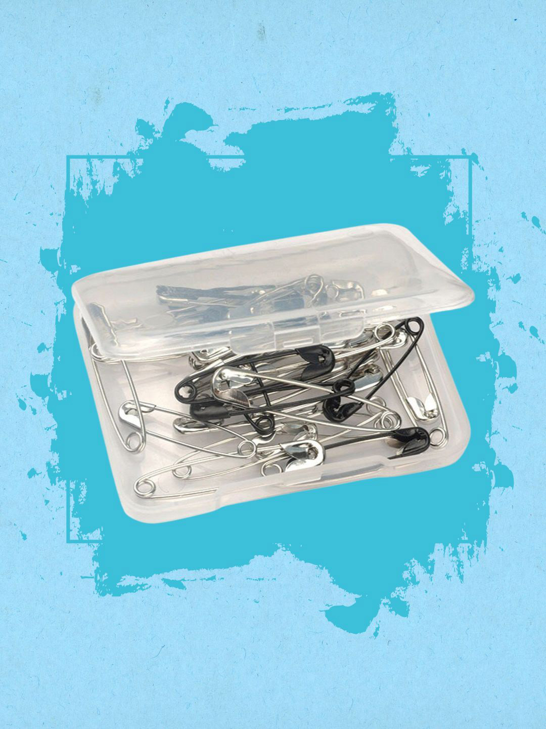 basicare 72 Pieces Studded Saree Clip Saree Accessories