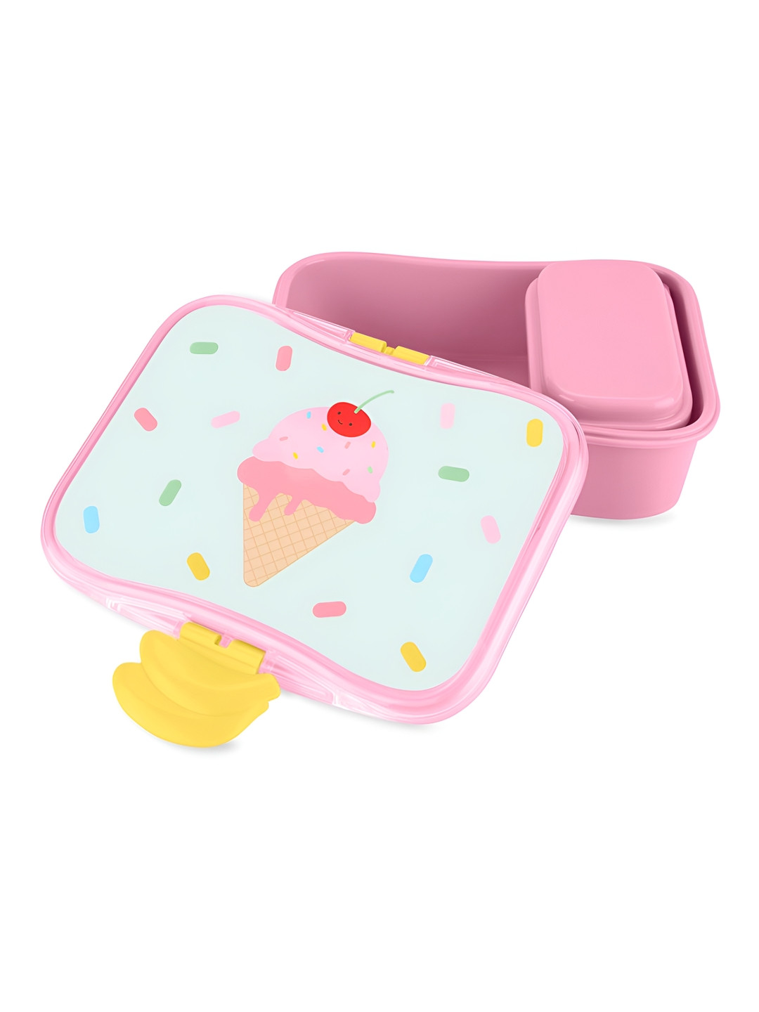 SKIP HOP SPARK STYLE ICE CREAM 3Y to 6Y Microwave Safe Lunch Box With Spoon & Fork