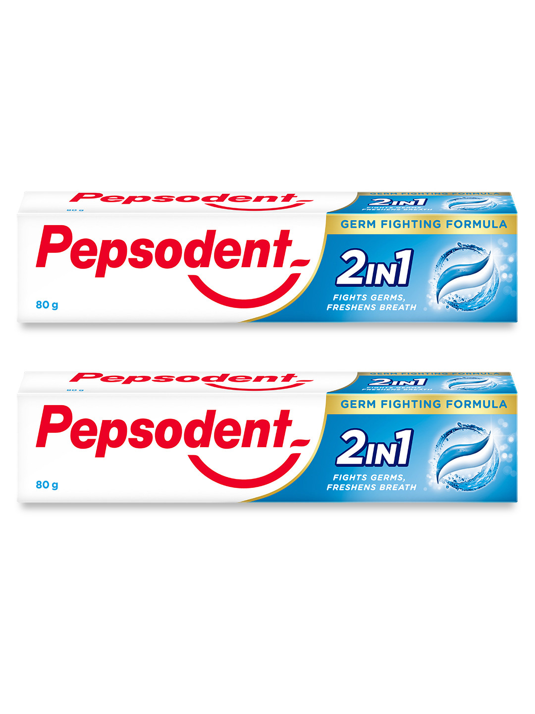 Pepsodent Set Of 2 Germ Fighting Toothpaste - 80g Each
