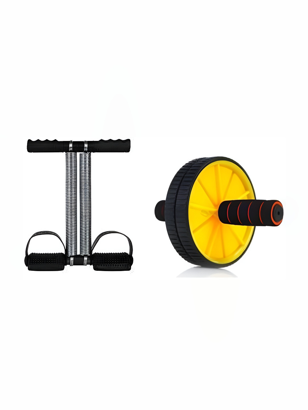 YMD Set Of 2 Roller & Tummy Trimmer Workout Accessories