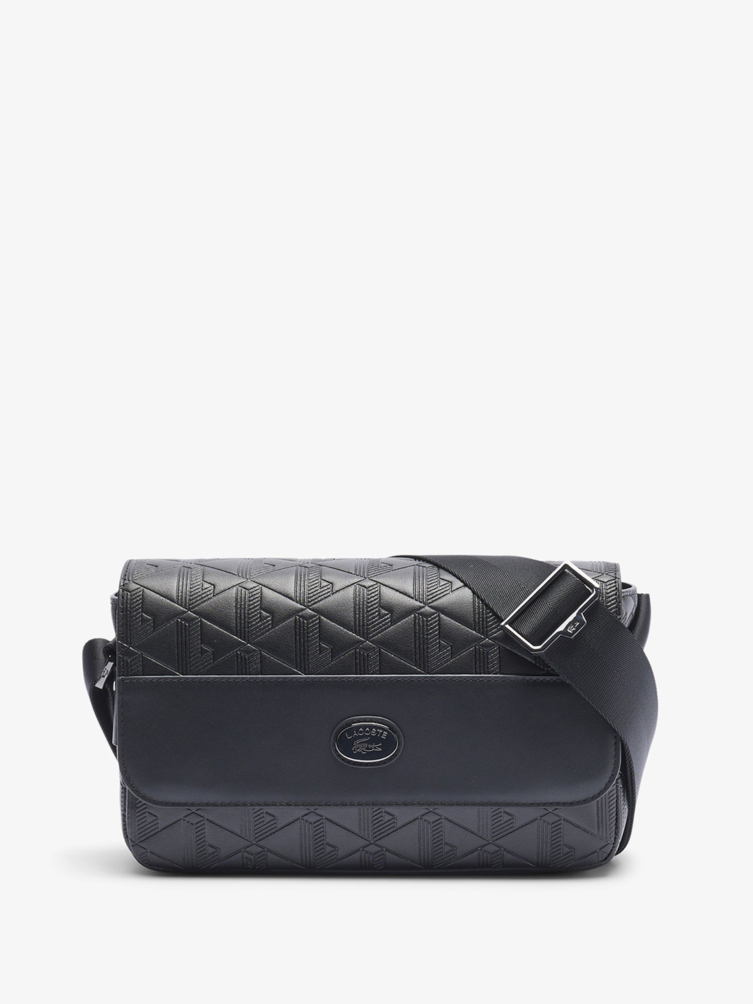 Lacoste Unisex Nomogramme Textured Miniature Satchel Bag