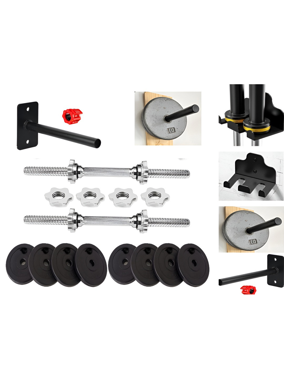 YMD Set Of 9 Home Gym Combo Kit