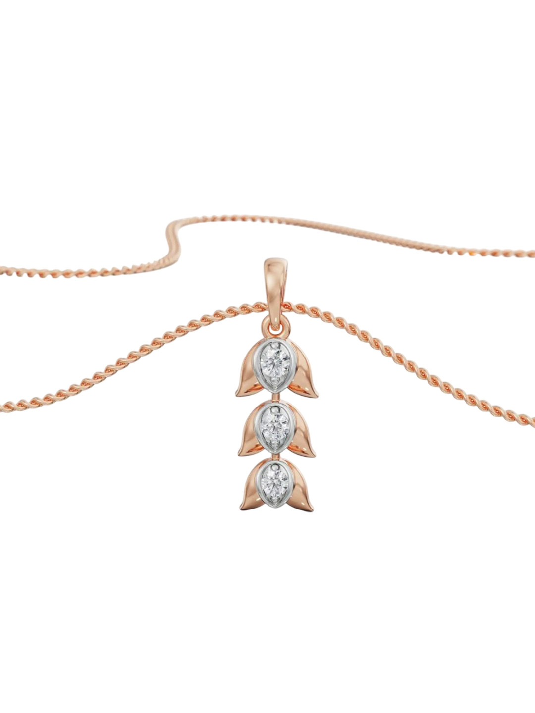 Emori Aurora Lab Diamond in 14KT Gold Pendant