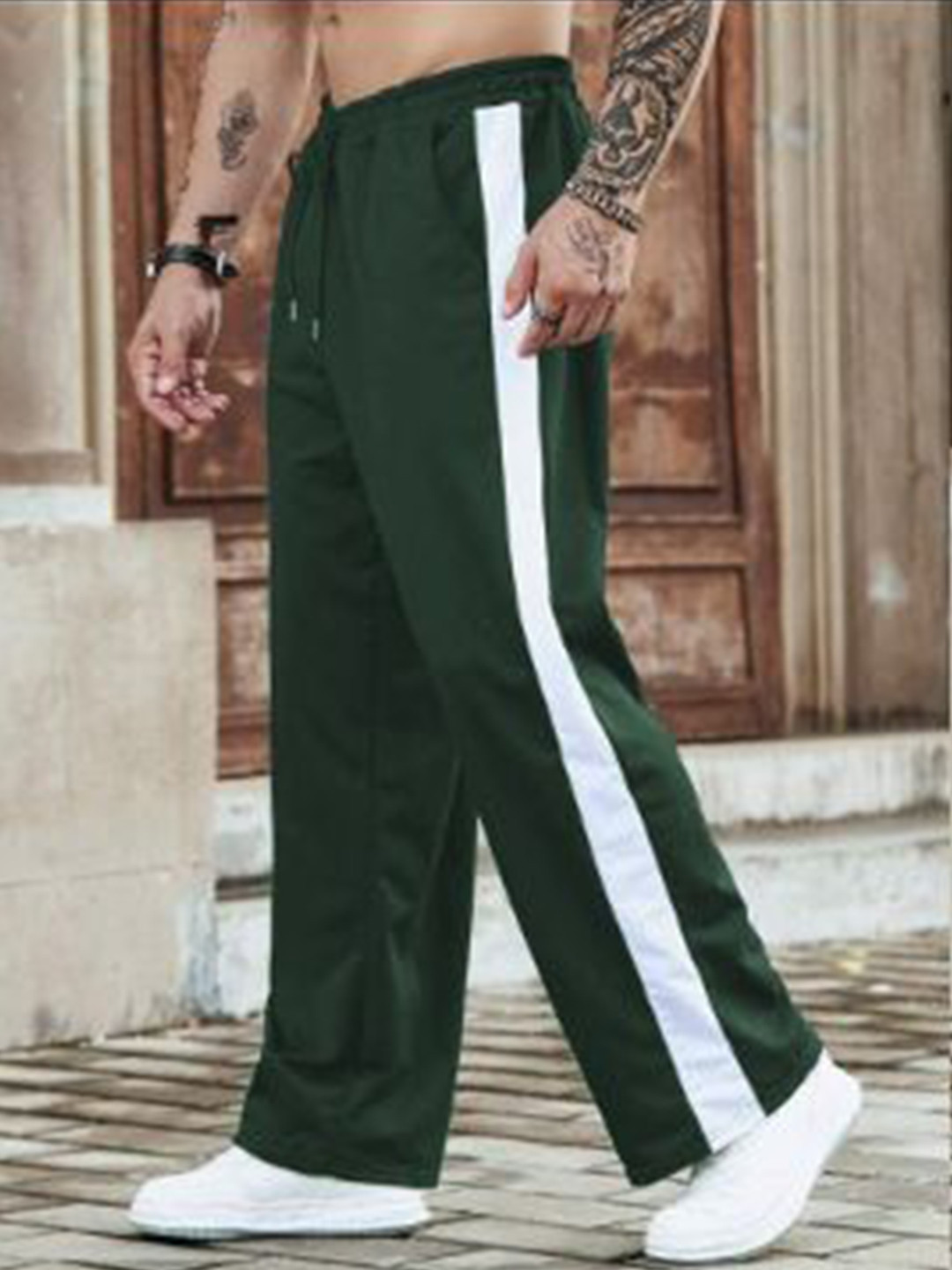 culish Men Striped Regular Fit Track Pants