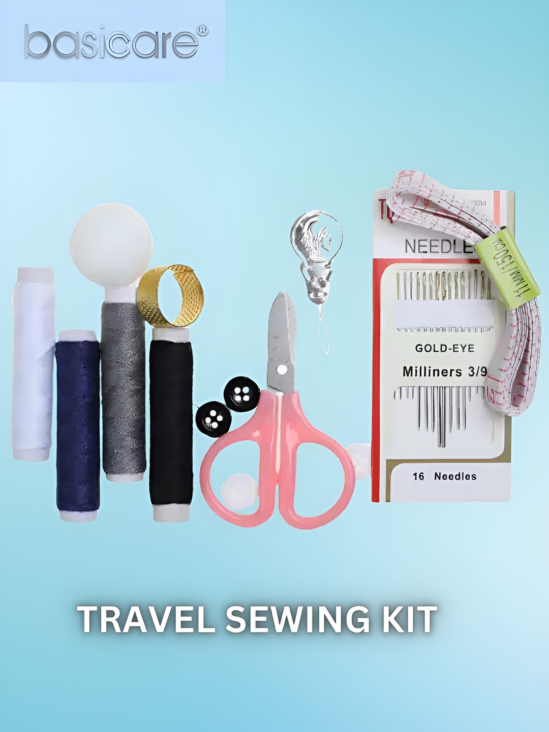 basicare Travel Sewing Kit