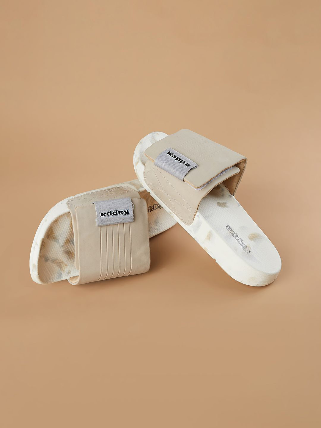 Kappa Men Self Design Sliders