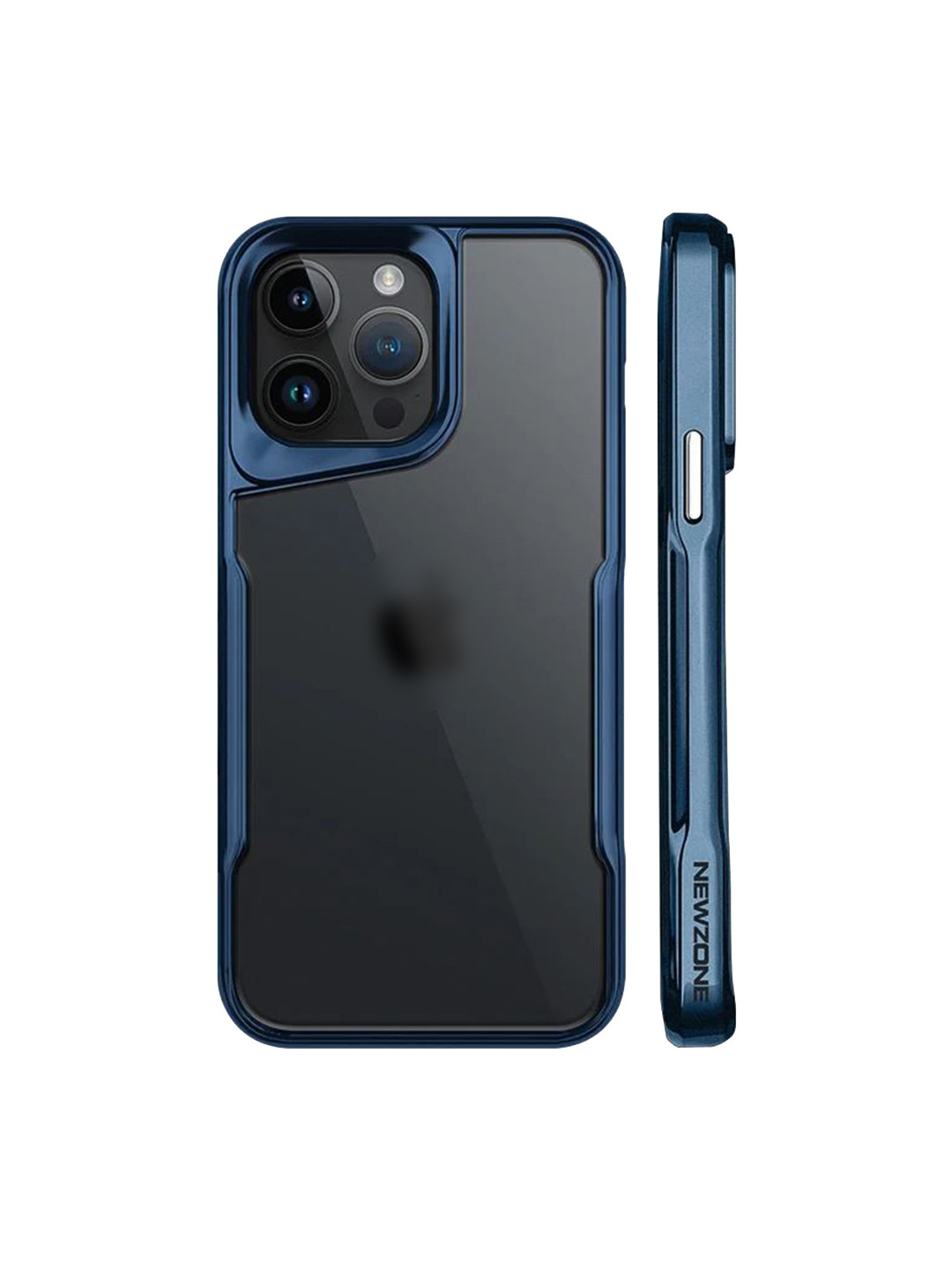 Luxury Kase LK124 Electroplated Frame Transparent Acrylic Shell iPhone 14 Pro Back Case