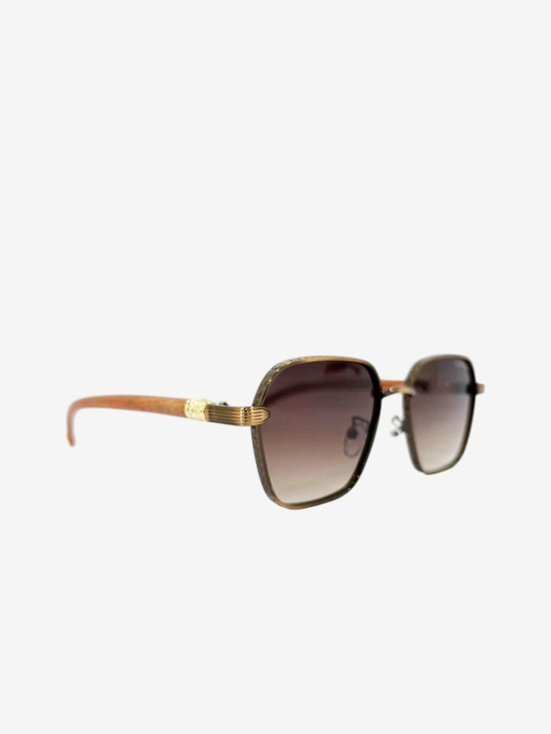 ZAADRAN Unisex Wayfarer Sunglasses with Polarised and UV Protected Lens CAIRO-BROWN