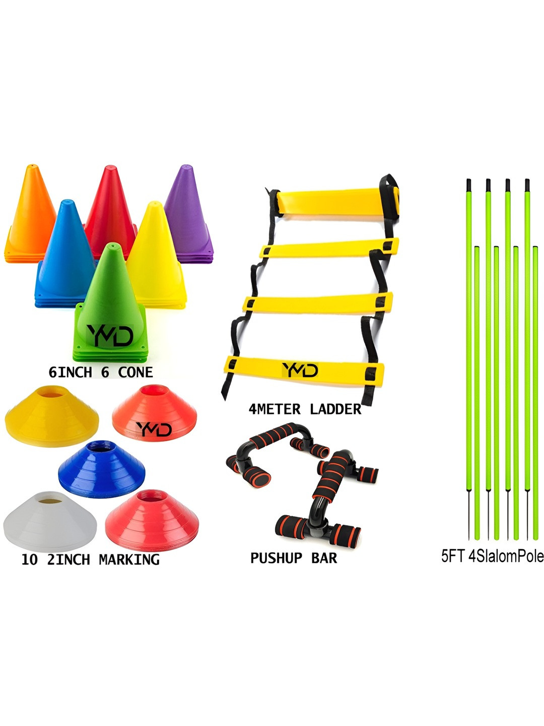 YMD 22 Pieces Textured Workout Accessories