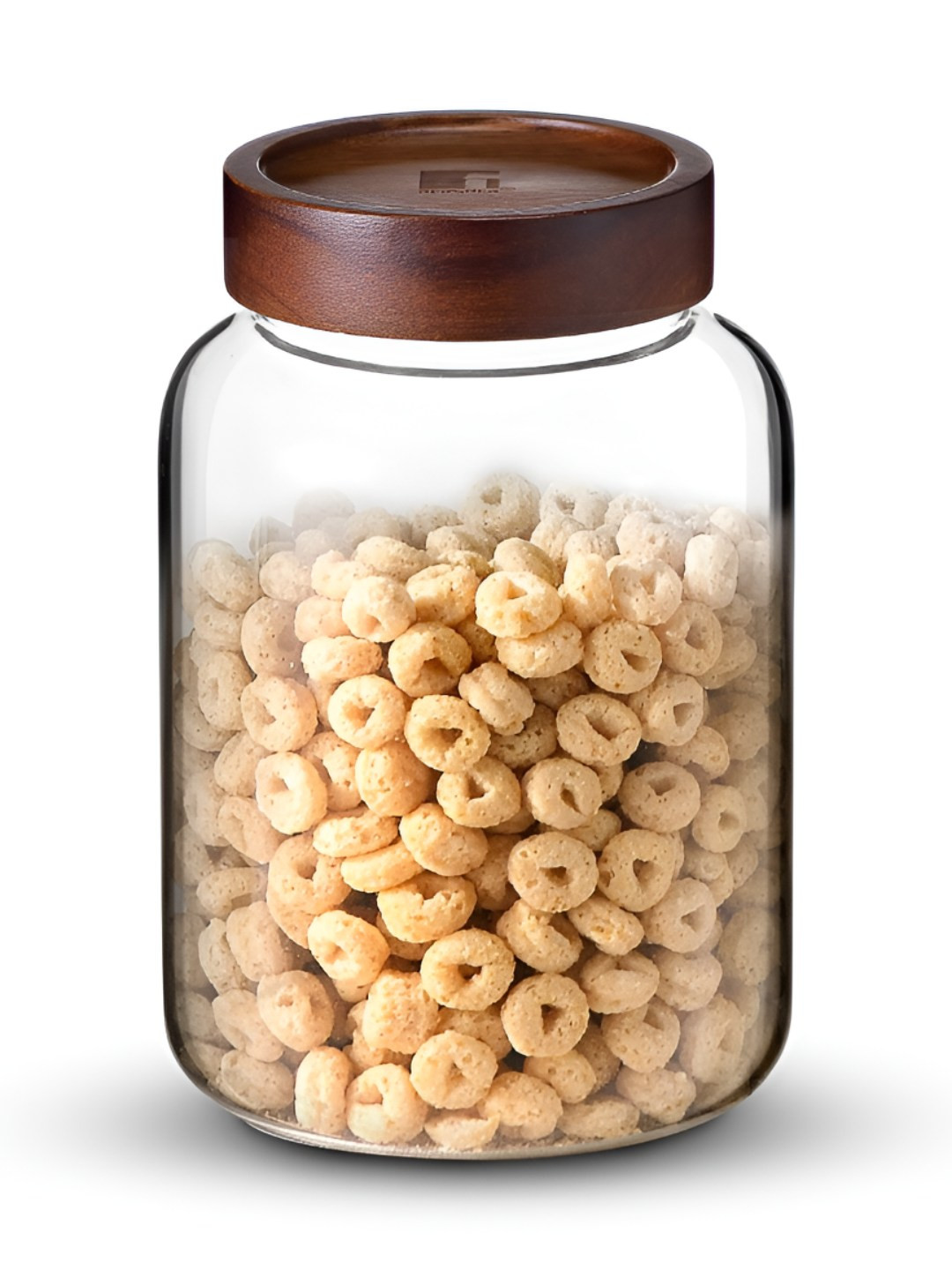 Bergner Acadia Transparent Borosilicate Glass Microwave Safe Clip-On Fridge Container-1.93L