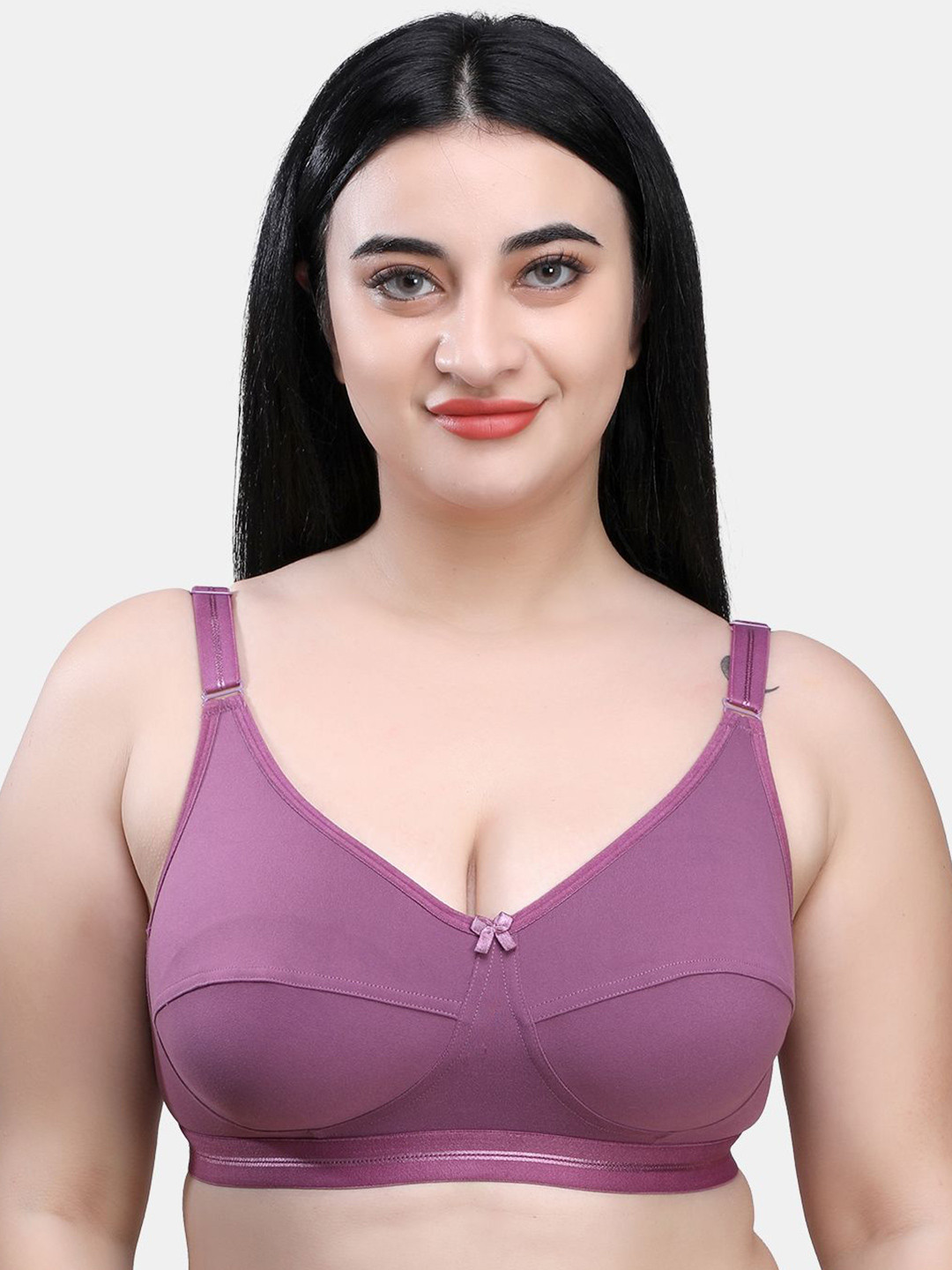SKDREAMS Full Coverage Seamed Non Padded Bra