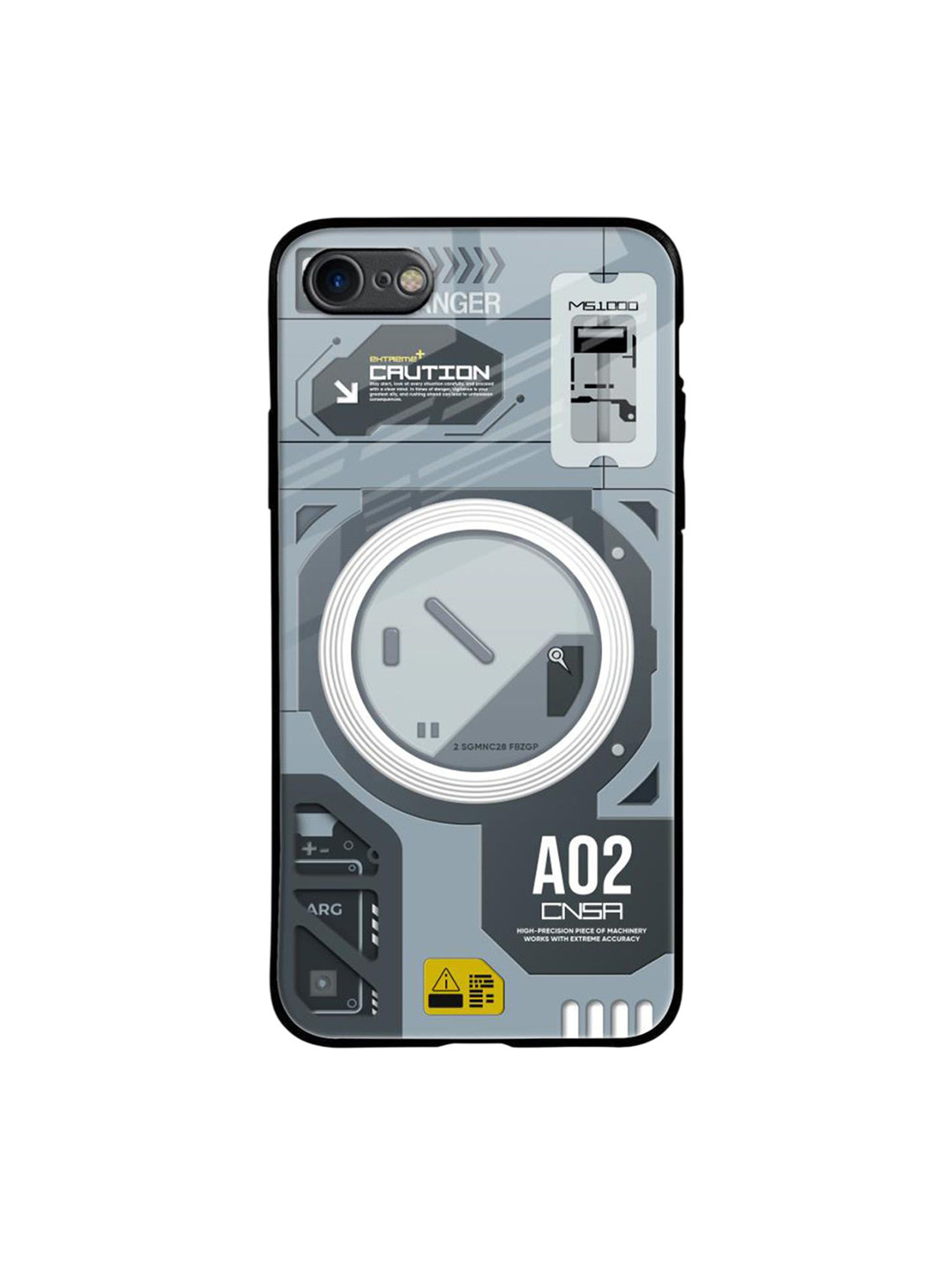 QRIOH Modern Technology Printed iPhone 7 Back Case