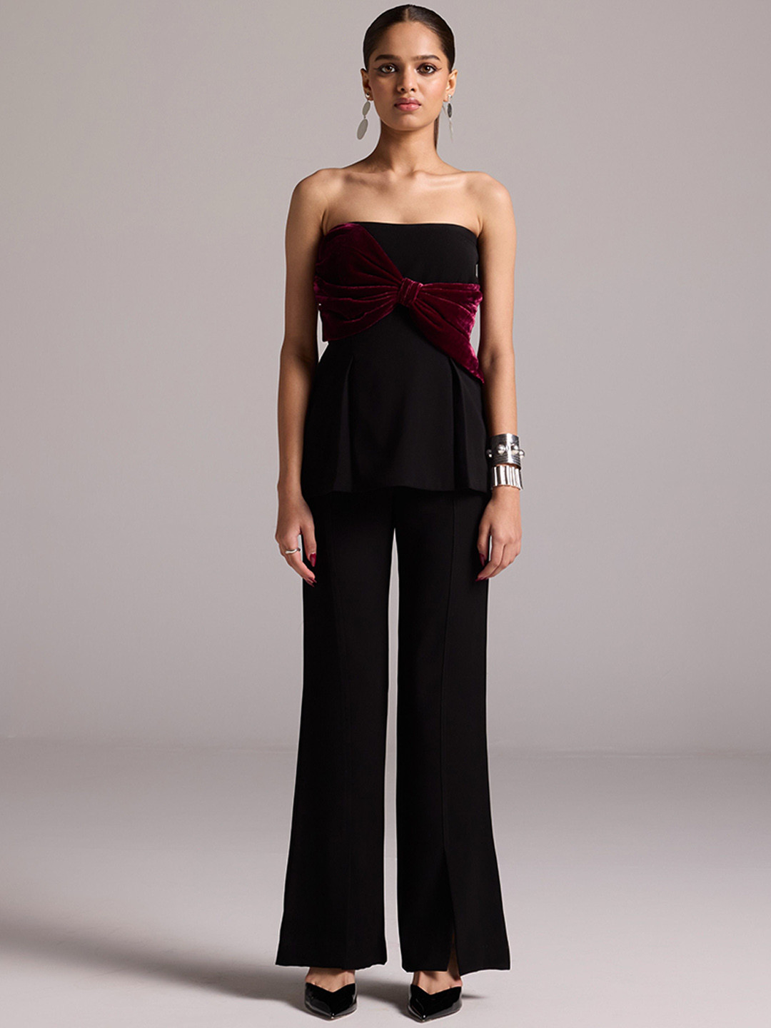 The Dapper Lady Women Solid Parallel Trousers