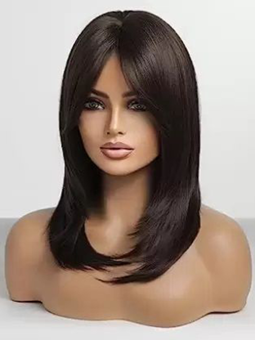 CRIBE Toupee Halo Straight Hair Extension - Black - 28 Inch