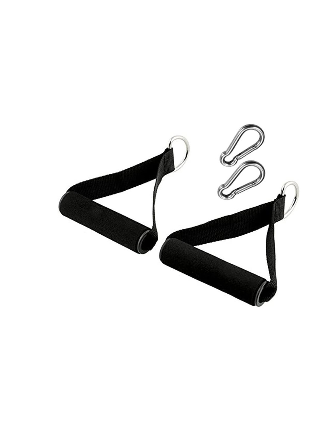 HackerX Set Of 2 Gym Handles With S-Lock Thigh Strap Cable Attachment