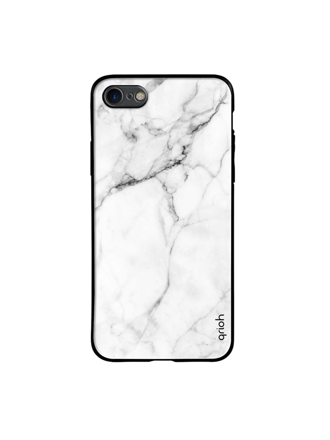 QRIOH Modern White Marble Printed iPhone 7 Back Case