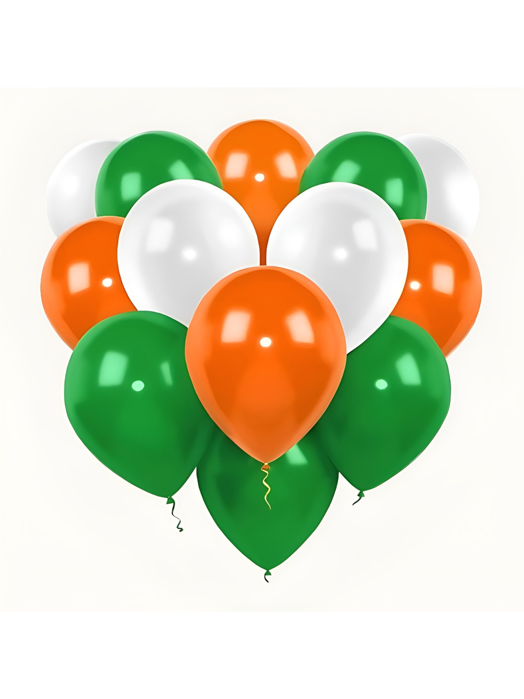 Special You 60Pcs Orange-Colored & White Independence Day Decor