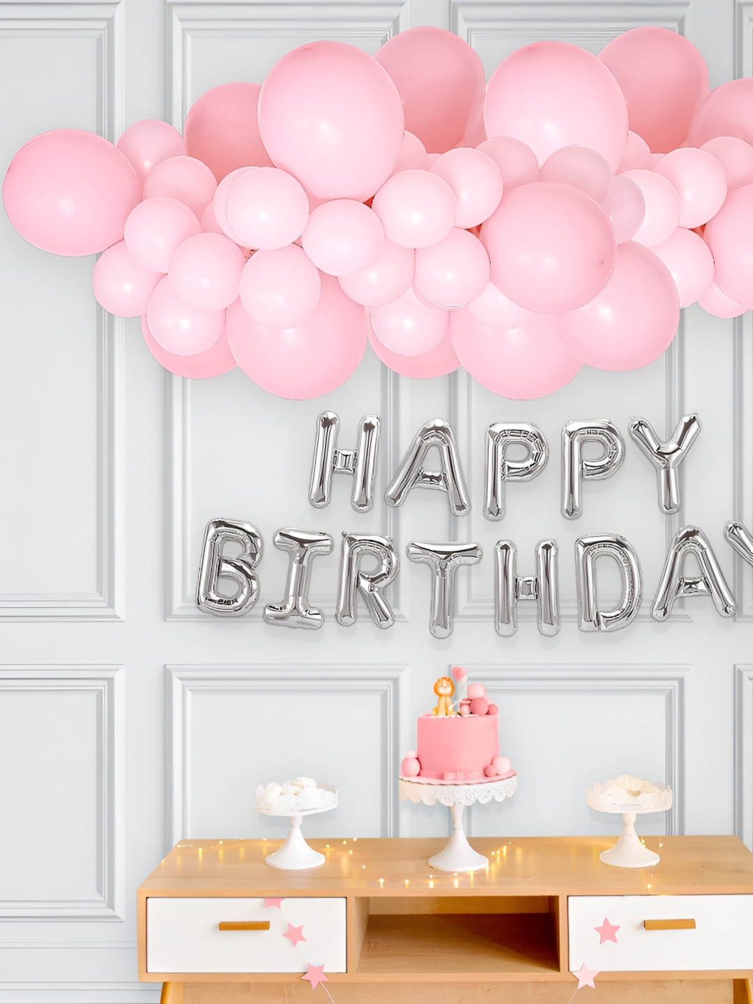 Special You 32-Pcs Pink Happy Birthday Decor