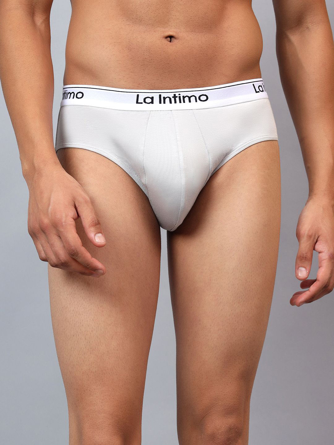 La Intimo Low-Rise Basic Briefs LXMUBR03GY