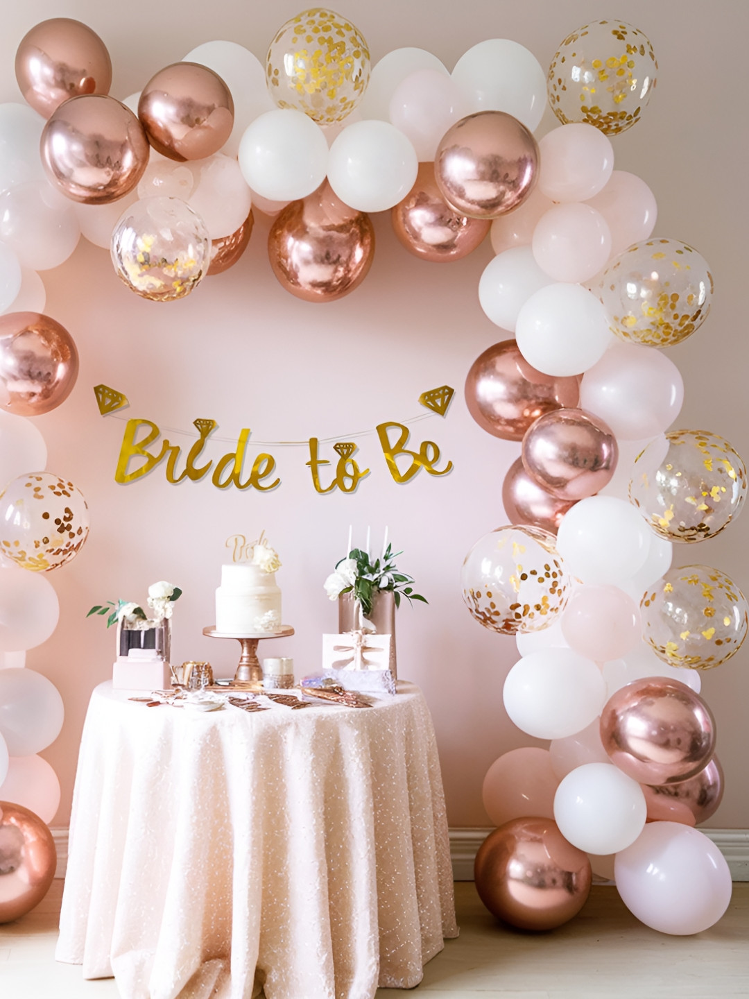 Special You 59 White Balloons & Banner Festive Decor