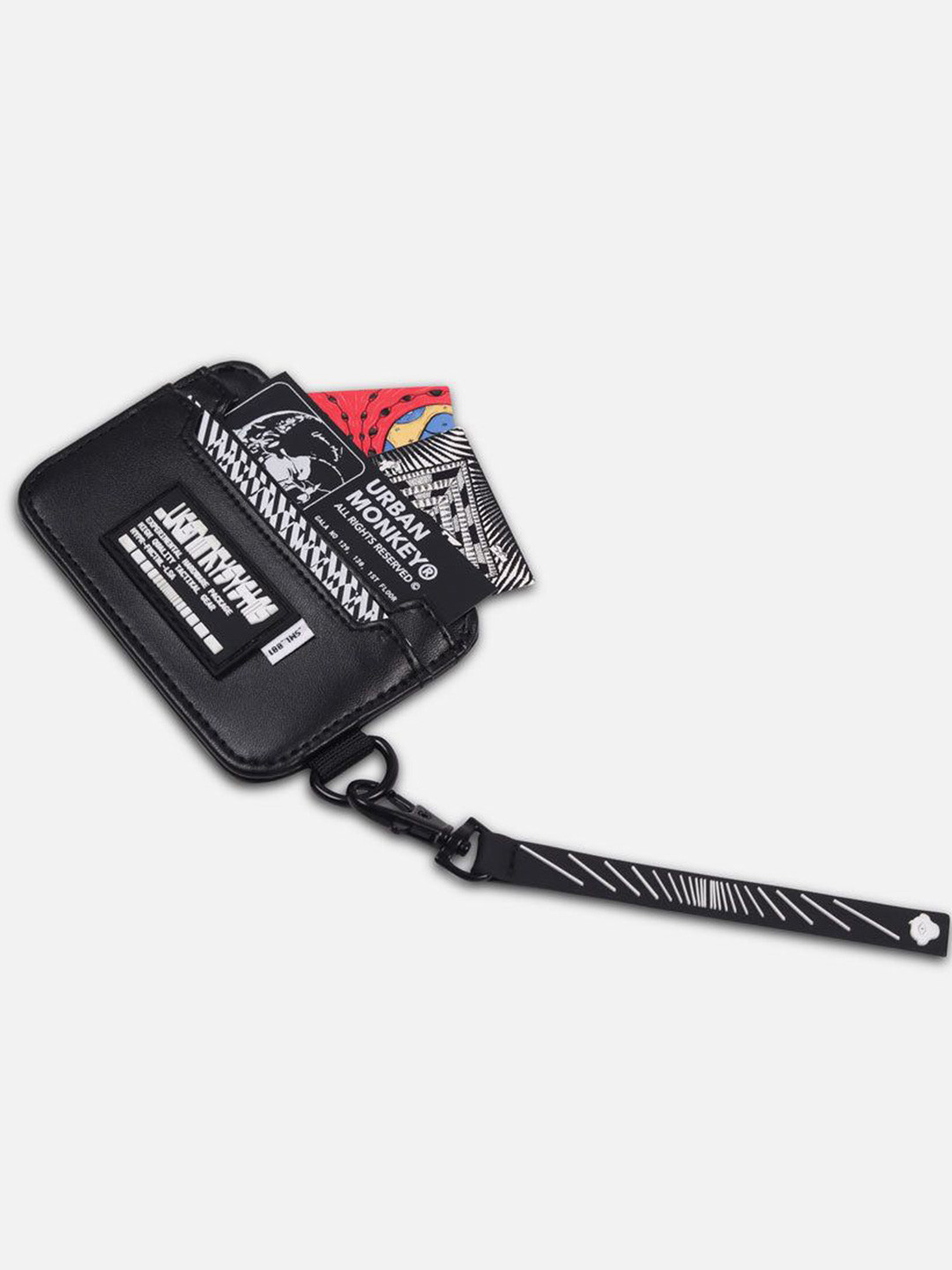 Urban Monkey Unisex Typography Printed Card Holder