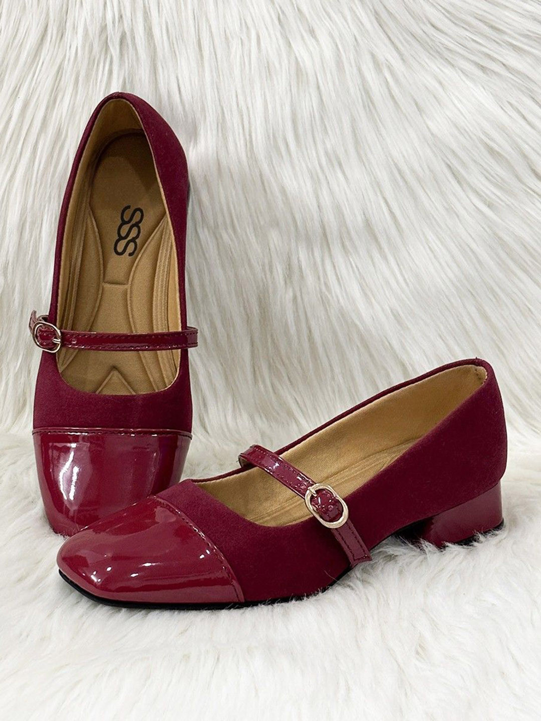 Street Style Store Women Block Heel Mary Janes